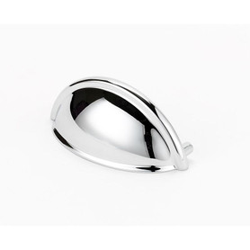 A1350-PC Cup Pull Modern in Polished Chrome