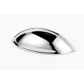 Alno A1355-PC Cup Pull Modern in Polished Chrome