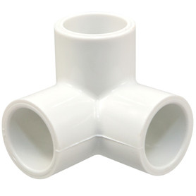 413-007 3/4 in. x 3/4 in. x 3/4 in. 90° Elbow with Side Outlet Slip x Slip x Slip - PVC Schedule 40 (Order in Multiples of 50)