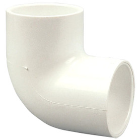 406-025 2-1/2 in. 90° Elbow Slip x Slip - PVC Schedule 40 (Order in Multiples of 10)