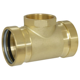 PC612XLC 2-1/2 in. x 2-1/2 in. x 2 in. Pro-Connect Press - XLC Brass Tees