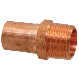 PC604-2 1-1/4 in. x 1-1/4 in. Extended Adapter FTG x M - Wrot Copper