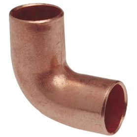 607-2-2 1/2 in. x 1/2 in. 90° Fitting Elbow Close Rough Ftg x Ftg - Wrot (Order in Multiples of 25)