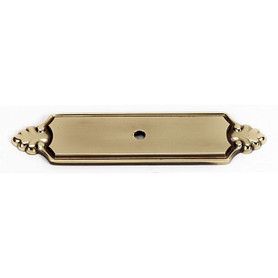 Bella A1454-PA Backplate Traditional 4-1/4-in in Polished Antique
