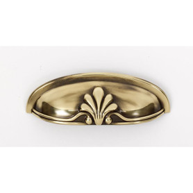 Bella A1459-PA Cup Pull Traditional in Polished Antique