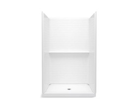 48" x 34" Vikrell(R) shower, center drain
