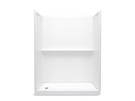 60" x 30" x 76-1/4" Vikrell(R) shower, right drain