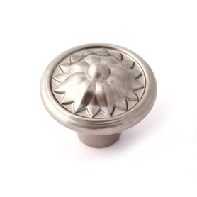 Alno Fiore A1471-SN Knob Traditional 1-1/4-in in Satin Nickel