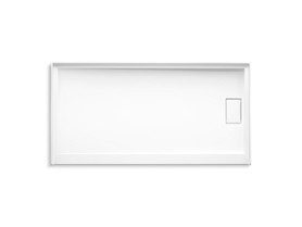 66" x 34" alcove shower base, right drain