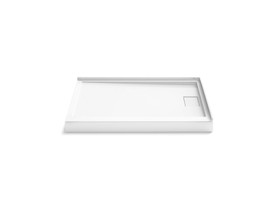 48" x 36" corner shower base, right drain