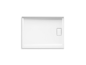 48" x 36" corner shower base, right drain