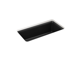 33-1/2" undermount single-bowl kitchen sink