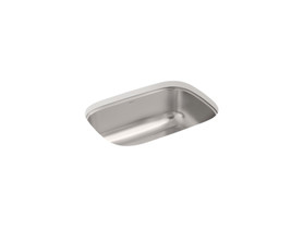 25-11/16" undermount single-bowl kitchen sink