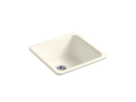 21" top-/undermount single-bowl bar sink