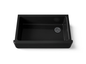 35-3/4" undermount single-bowl farmhouse kitchen sink