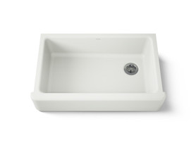 35-3/4" undermount single-bowl farmhouse kitchen sink
