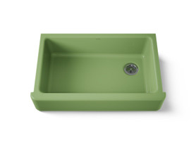 35-3/4" undermount single-bowl farmhouse kitchen sink