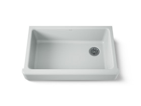 35-1/2" undermount single-bowl farmhouse kitchen sink