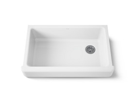 35-1/2" undermount single-bowl farmhouse kitchen sink