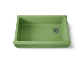 35-1/2" undermount single-bowl farmhouse kitchen sink