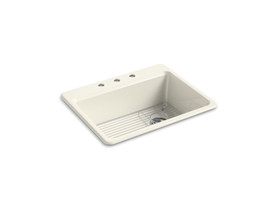 27" top-mount single-bowl kitchen sink