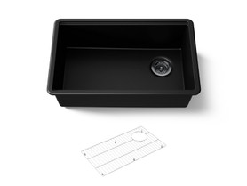 29-1/2" undermount single-bowl kitchen sink