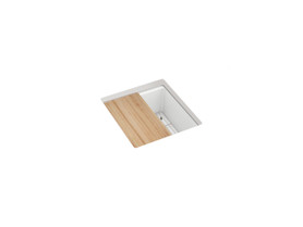 17-1/2" undermount bar sink with accessories