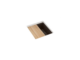 17-1/2" undermount bar sink with accessories