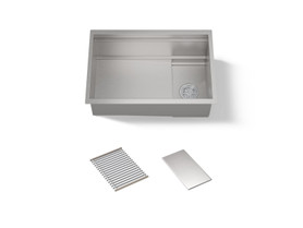 27-3/4" undermount single-bowl kitchen sink