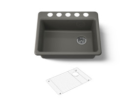 27" undermount single-bowl kitchen sink