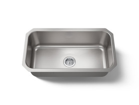 31-1/4" undermount single-bowl kitchen sink