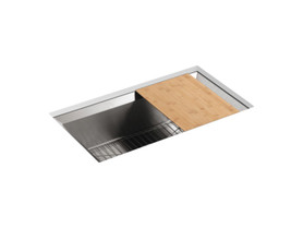 33" undermount single-bowl kitchen sink