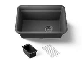 27-1/2" undermount single-bowl utility sink