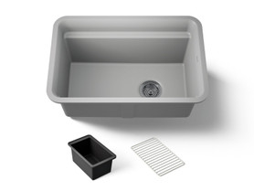 27-1/2" undermount single-bowl utility sink