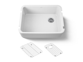 28" undermount single-bowl farmhouse kitchen sink