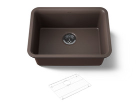 24-1/2" undermount single-bowl kitchen sink