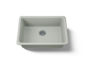 27" top-/undermount single-bowl kitchen sink
