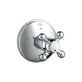 Grohe 19219000 Geneva 3-Port Diverter Trim Kit With Cross Handle