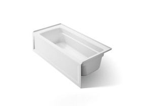 66" x 32" alcove bath, right drain