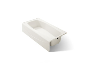 60" x 30-1/4" alcove bath, right drain