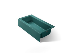 60" x 30-1/4" alcove bath, right drain