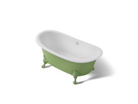 66-1/8" x 32-1/2" freestanding bath