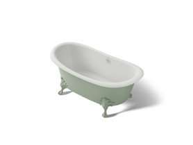 66-1/8" x 32-1/2" freestanding bath