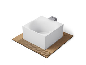 72" x 72" freestanding bath