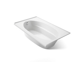 72" x 42" alcove bath, left drain