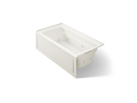 60" x 32" alcove whirlpool bath right drain