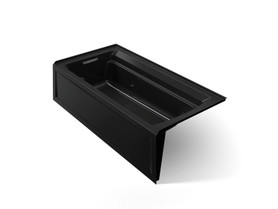 72" x 36" alcove bath with Bask(R) heated surface, left drain