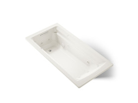 72" x 36" drop-in whirlpool bath with Bask(R) heated surface