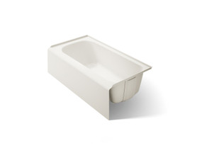 60" x 32" alcove bath, right drain