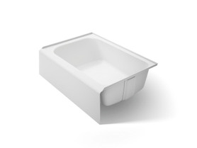 60" x 42" alcove bath, right drain